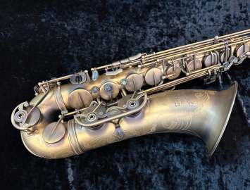 Photo P. Mauriat System 76DK 'Dark Lacquer' Tenor Sax, Serial #PM0822018 - Fresh SQ Ovherhaul